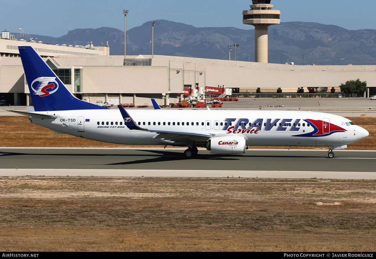 Aircraft Photo of OK-TSD | Boeing 737-8Q8 | Travel Service | AirHistory.net #514867