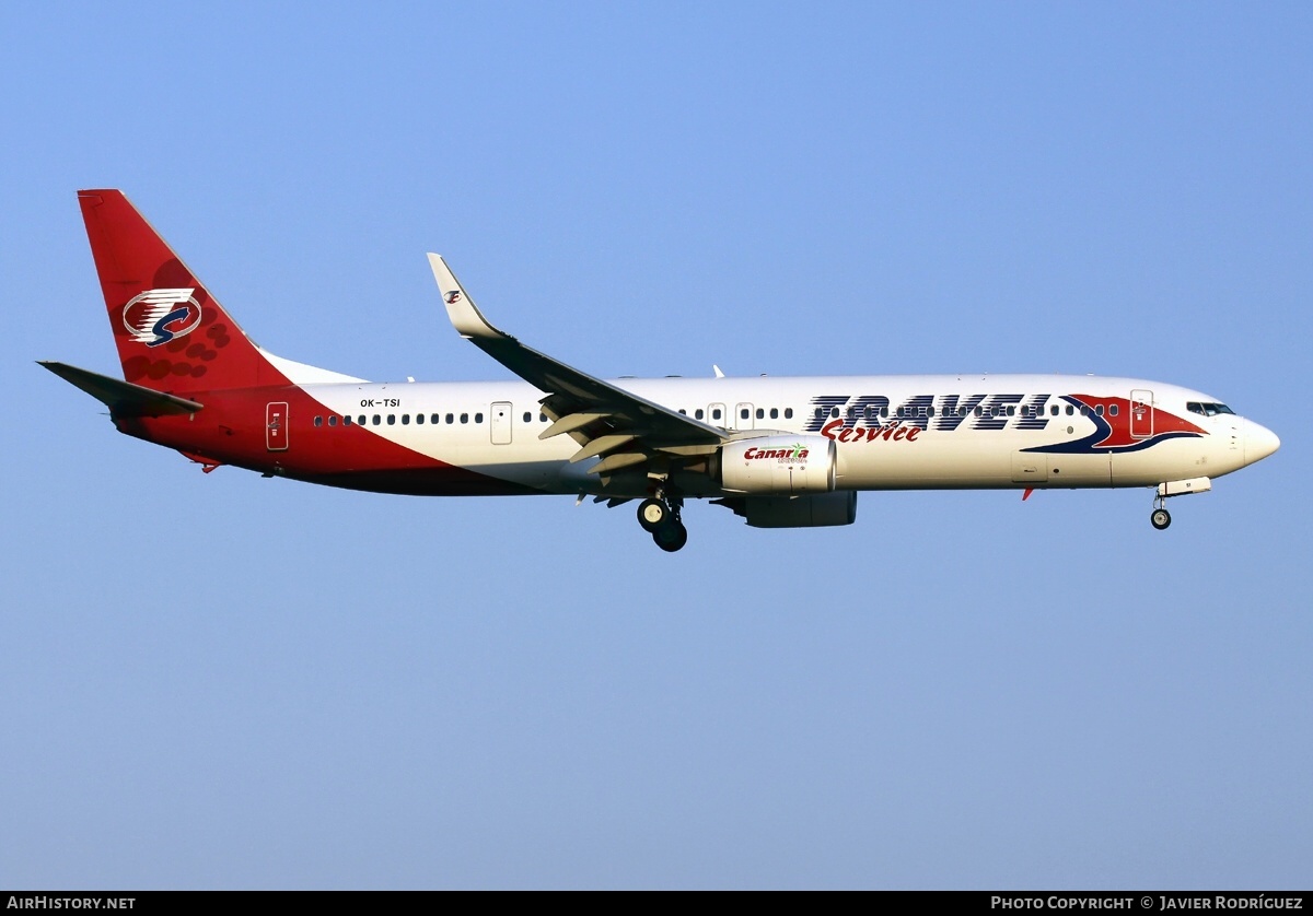 Aircraft Photo of OK-TSI | Boeing 737-9GJ/ER | Travel Service | AirHistory.net #514878