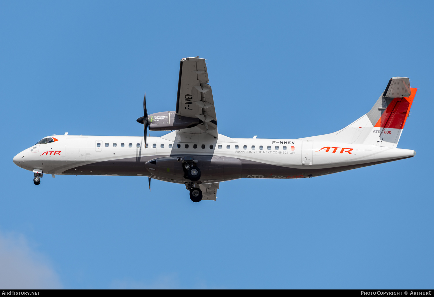 Aircraft Photo of F-WWEV | ATR ATR-72-600 (ATR-72-212A) | ATR | AirHistory.net #514884