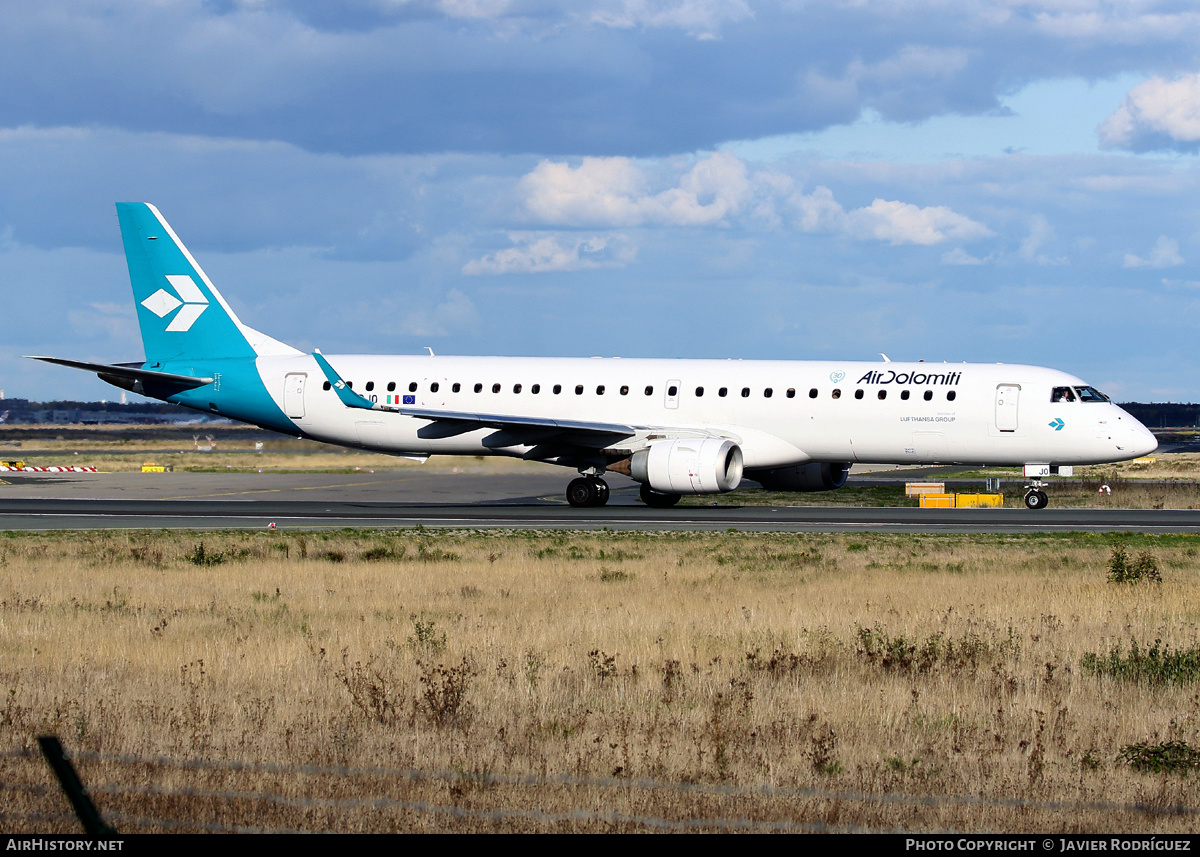 Aircraft Photo of I-ADJO | Embraer 195LR (ERJ-190-200LR) | Air Dolomiti | AirHistory.net #514916