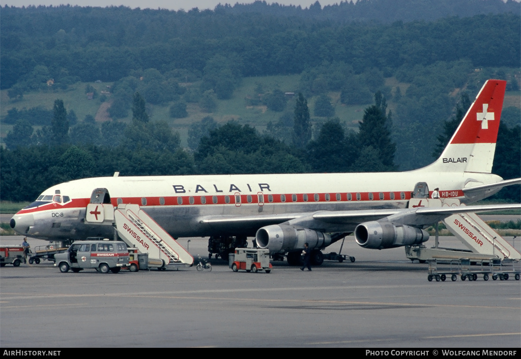 Aircraft Photo of HB-IDU | Douglas DC-8-55CF Jet Trader | Balair | AirHistory.net #514931