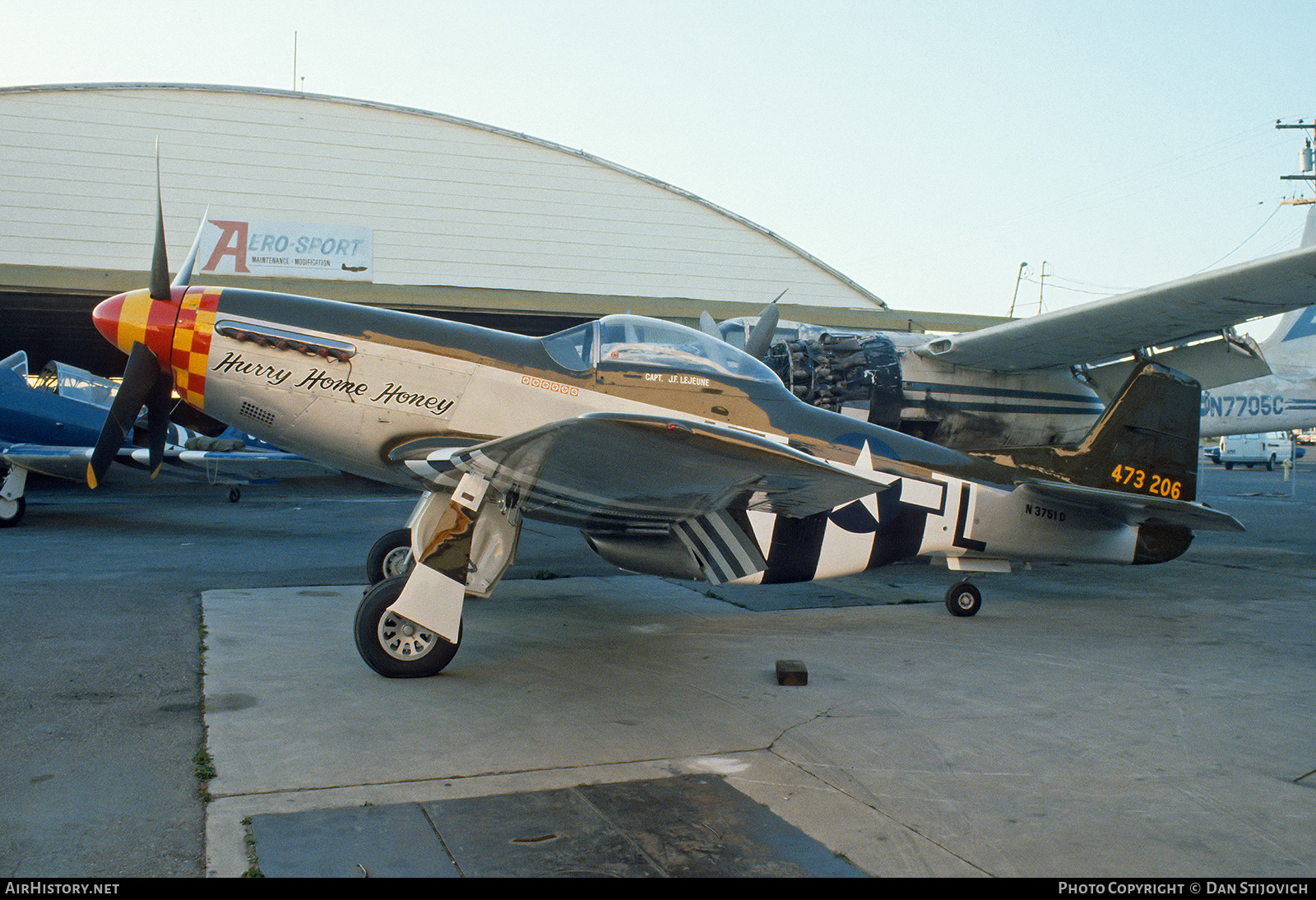 Aircraft Photo of N3751D / 44-73206 | North American P-51D Mustang | USA - Air Force | AirHistory.net #514932