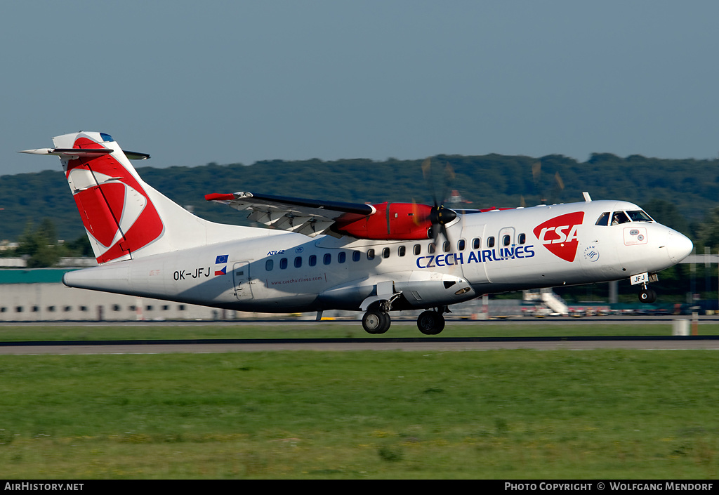 Aircraft Photo of OK-JFJ | ATR ATR-42-500 | ČSA - Czech Airlines | AirHistory.net #514950