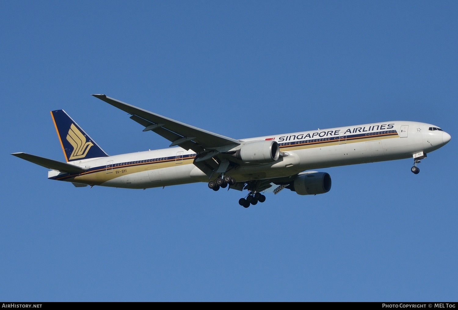 Aircraft Photo of 9V-SYI | Boeing 777-312 | Singapore Airlines | AirHistory.net #514955