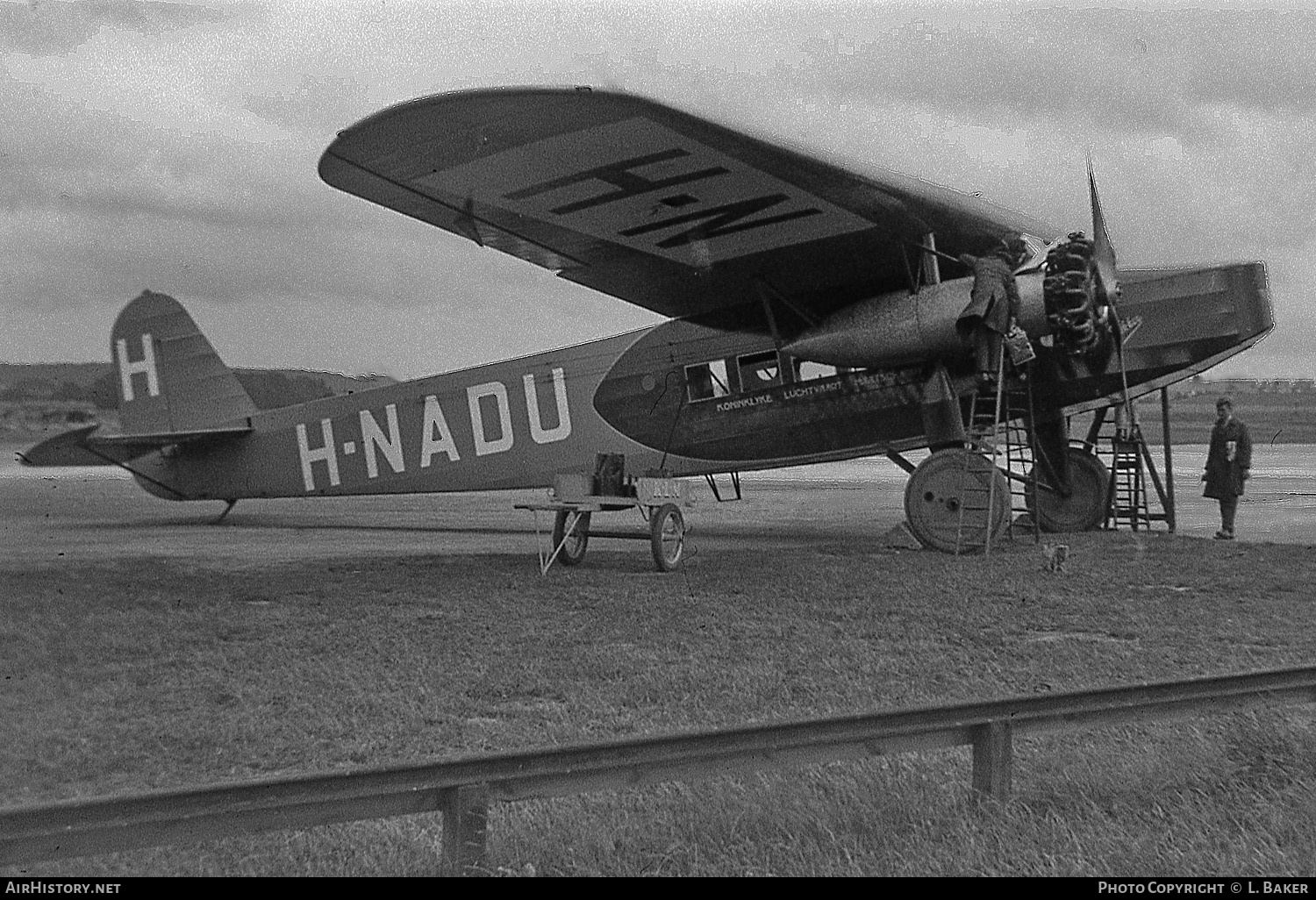 Aircraft Photo of H-NADU | Fokker F.VIII | KLM - Koninklijke Luchtvaart Maatschappij | AirHistory.net #514963