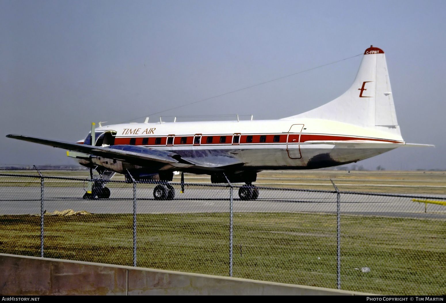 Aircraft Photo of C-FPWY | Convair 640 | Time Air | AirHistory.net #514979
