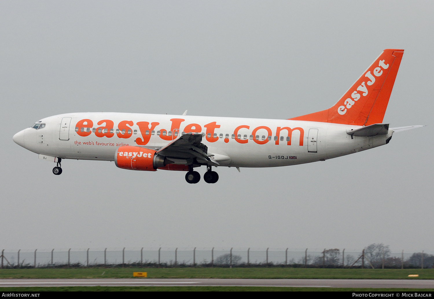 Aircraft Photo of G-IGOJ | Boeing 737-36N | EasyJet | AirHistory.net #515041