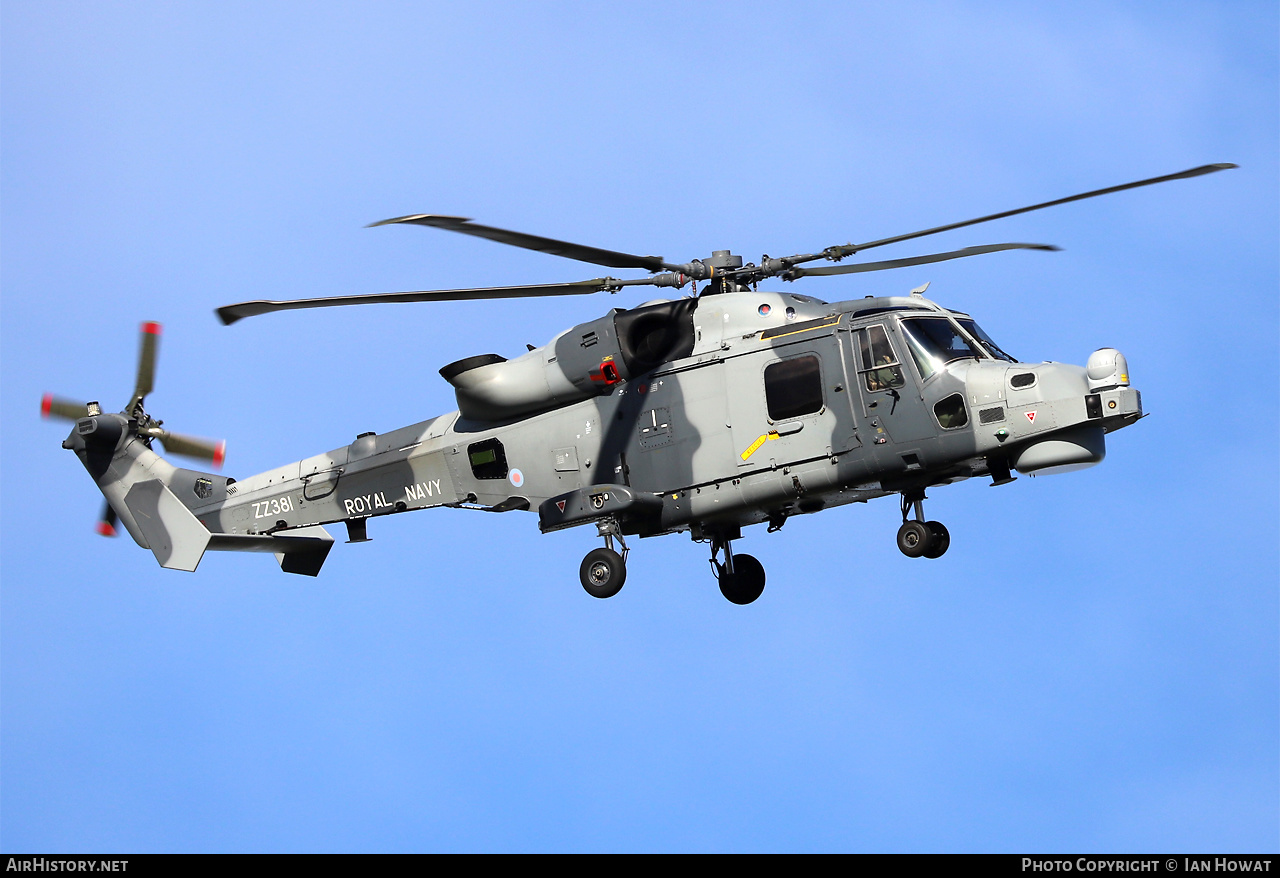 Aircraft Photo of ZZ381 | AgustaWestland AW-159 Wildcat HMA2 | UK - Navy | AirHistory.net #515047