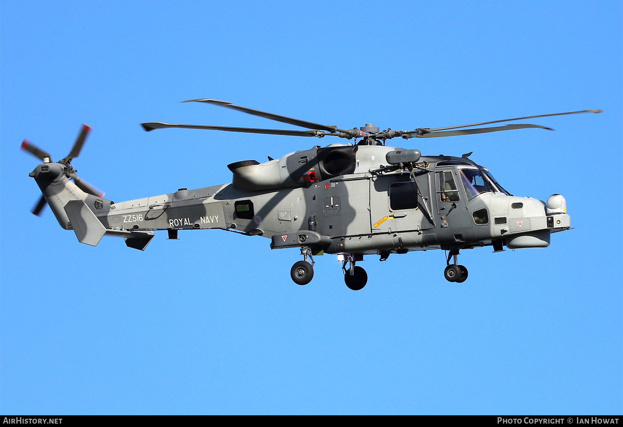 Aircraft Photo of ZZ516 | AgustaWestland AW-159 Wildcat HMA2 | UK - Navy | AirHistory.net #515048