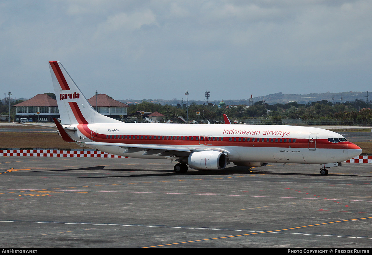 Aircraft Photo of PK-GFN | Boeing 737-86N | Garuda Indonesia | Garuda Indonesian Airways | AirHistory.net #515054