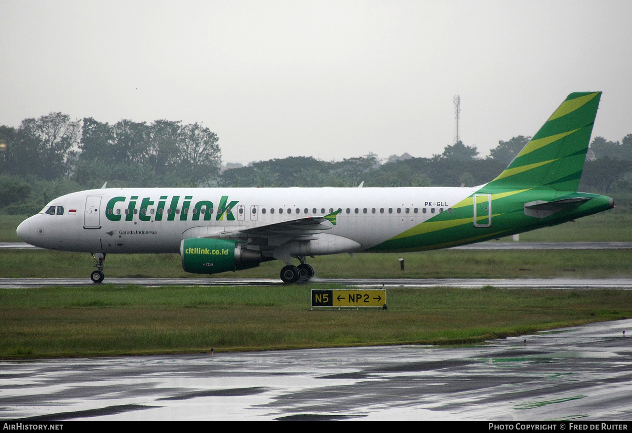 Aircraft Photo of PK-GLL | Airbus A320-214 | Citilink | AirHistory.net #515056