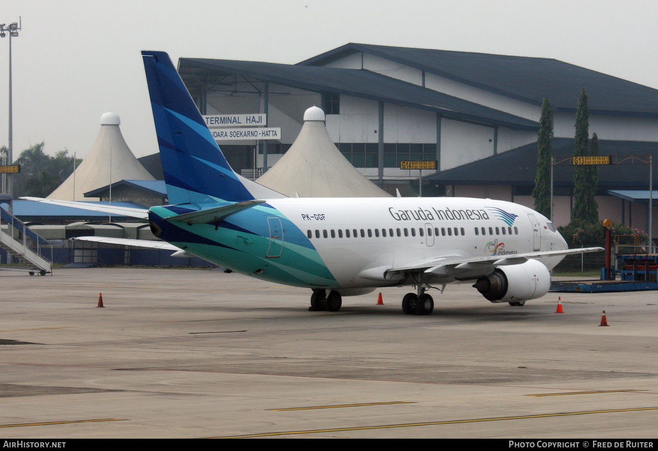 Aircraft Photo of PK-GGF | Boeing 737-5U3 | Garuda Indonesia | AirHistory.net #515058