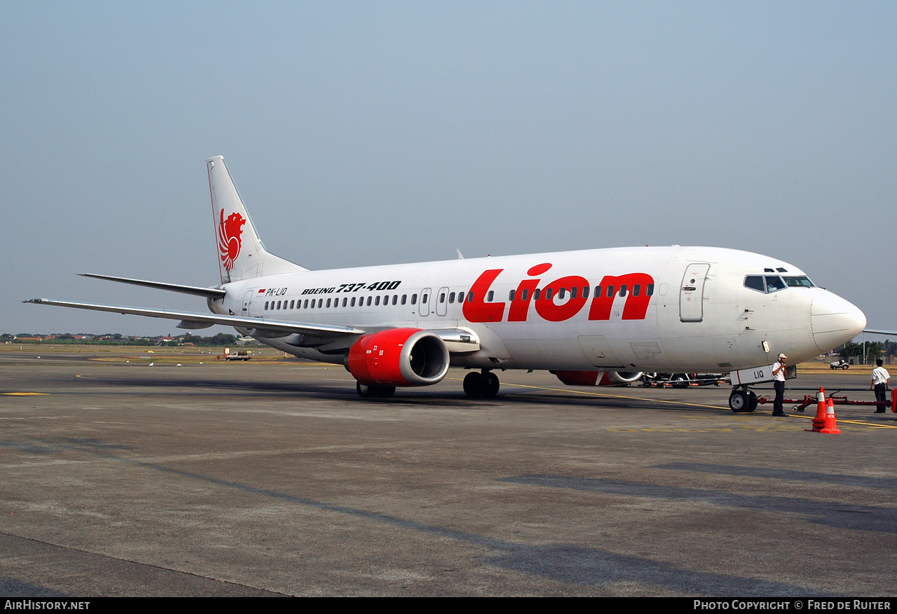 Aircraft Photo of PK-LIQ | Boeing 737-4Y0 | Lion Air | AirHistory.net #515060