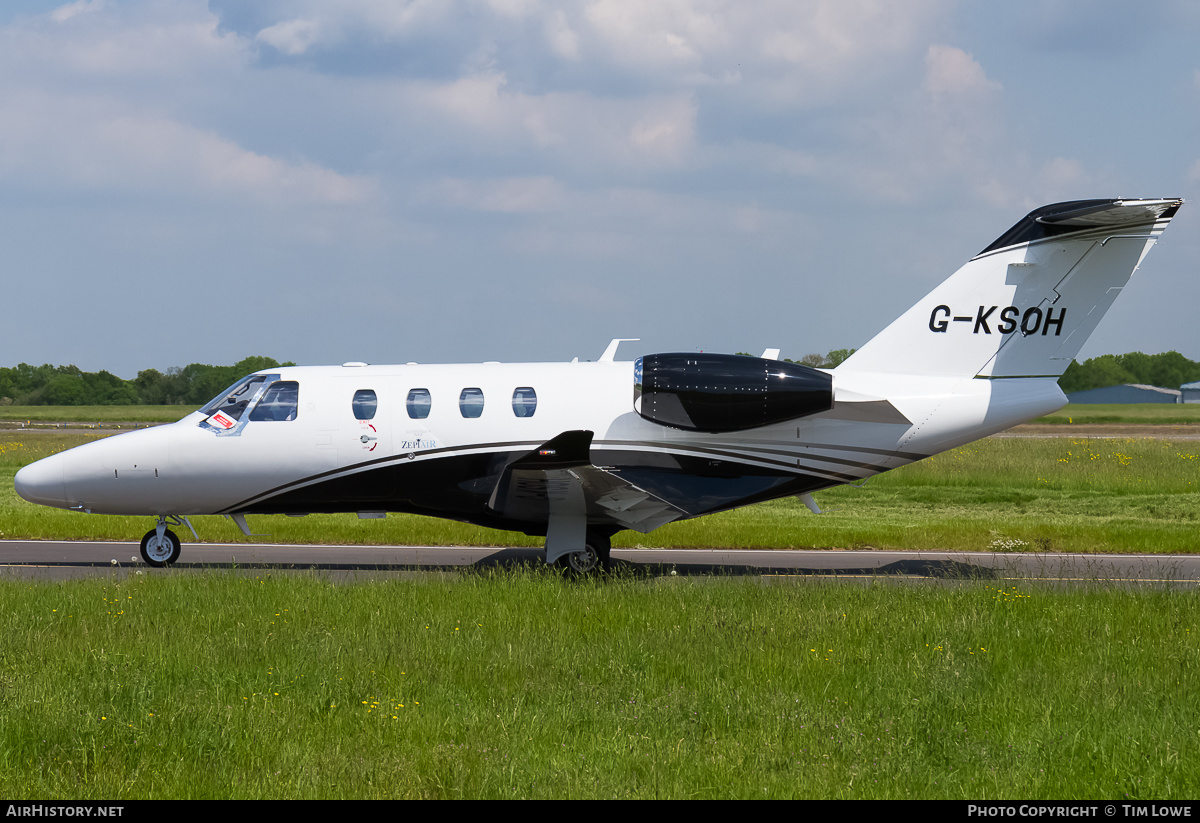 Aircraft Photo of G-KSOH | Cessna 525 CitationJet M2 | AirHistory.net #515093