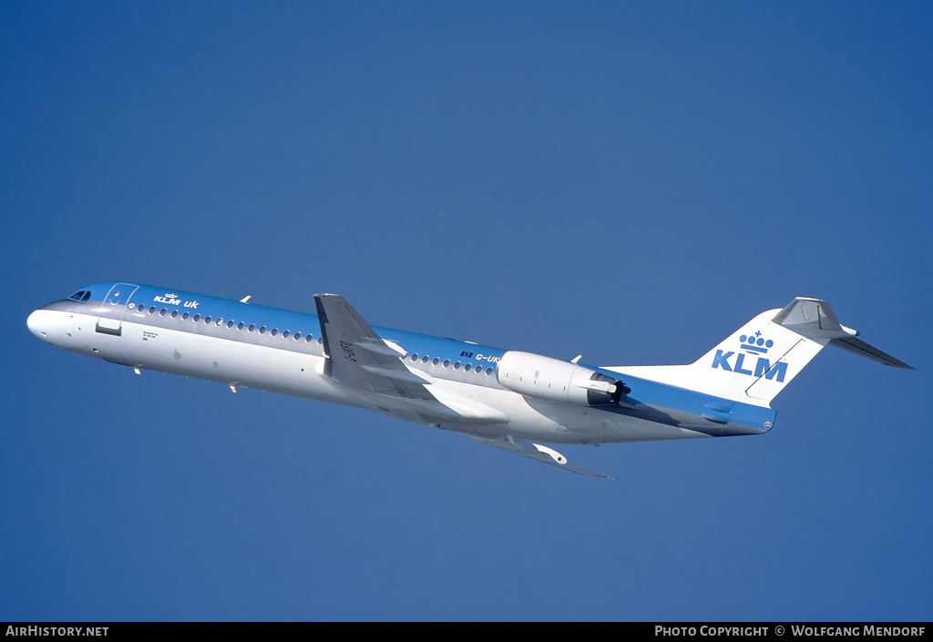 Aircraft Photo of G-UKFO | Fokker 100 (F28-0100) | KLM UK | AirHistory.net #515105