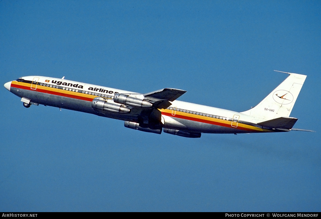 Aircraft Photo of 5X-UAC | Boeing 707-351C | Uganda Airlines | AirHistory.net #515112