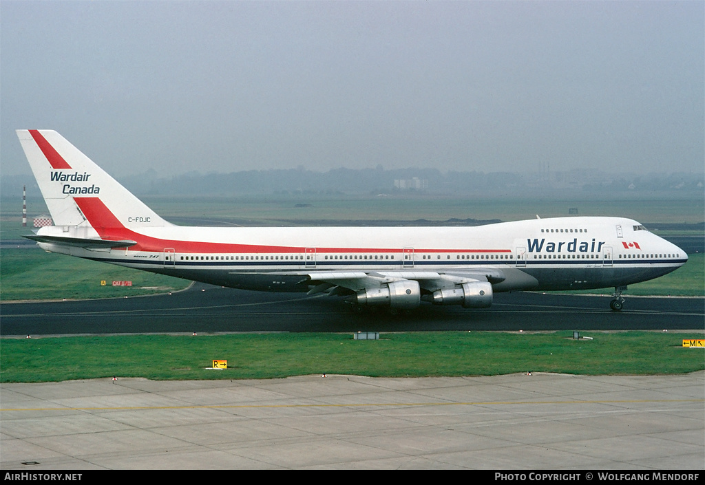 Aircraft Photo of C-FDJC | Boeing 747-1D1 | Wardair Canada | AirHistory.net #515135