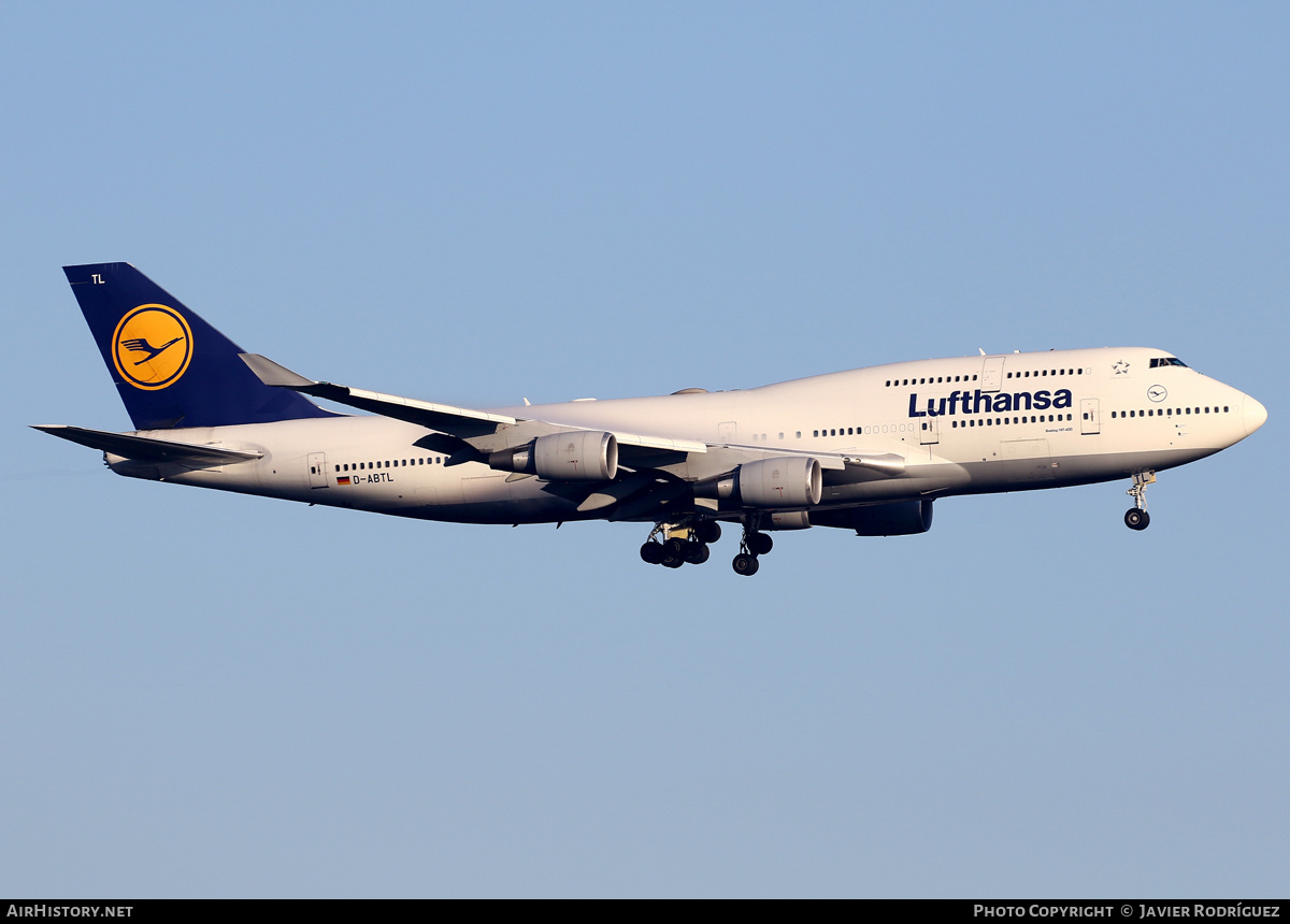Aircraft Photo of D-ABTL | Boeing 747-430 | Lufthansa | AirHistory.net #515166