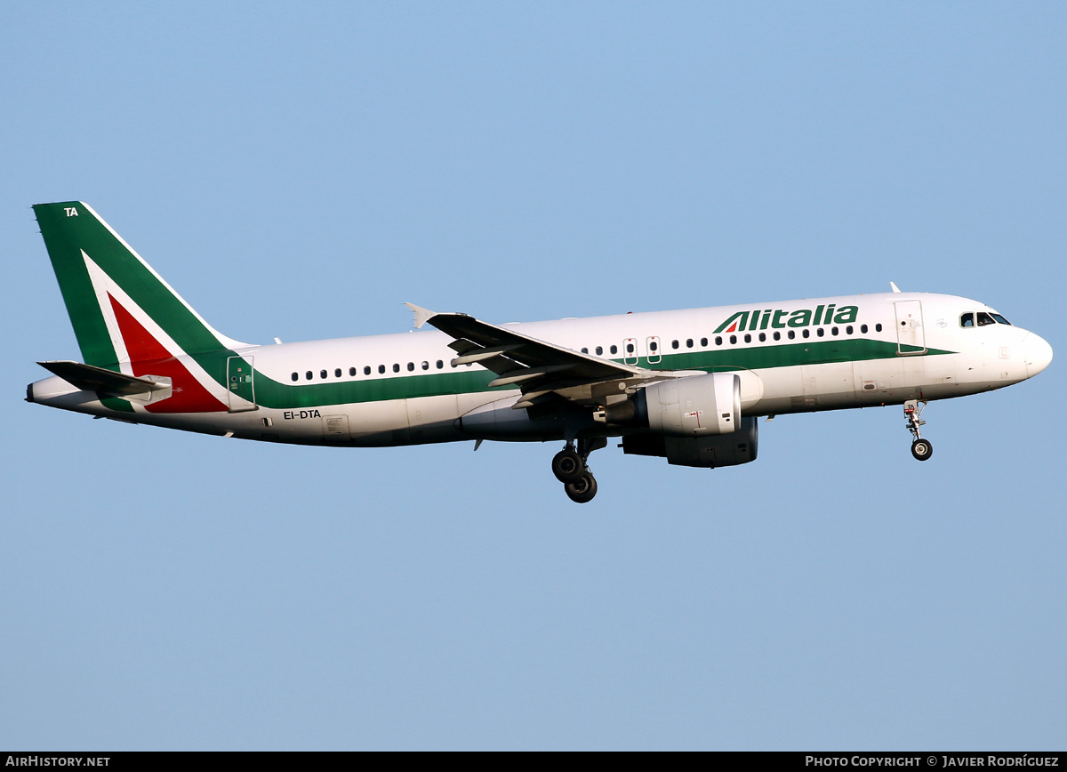 Aircraft Photo of EI-DTA | Airbus A320-216 | Alitalia | AirHistory.net #515167