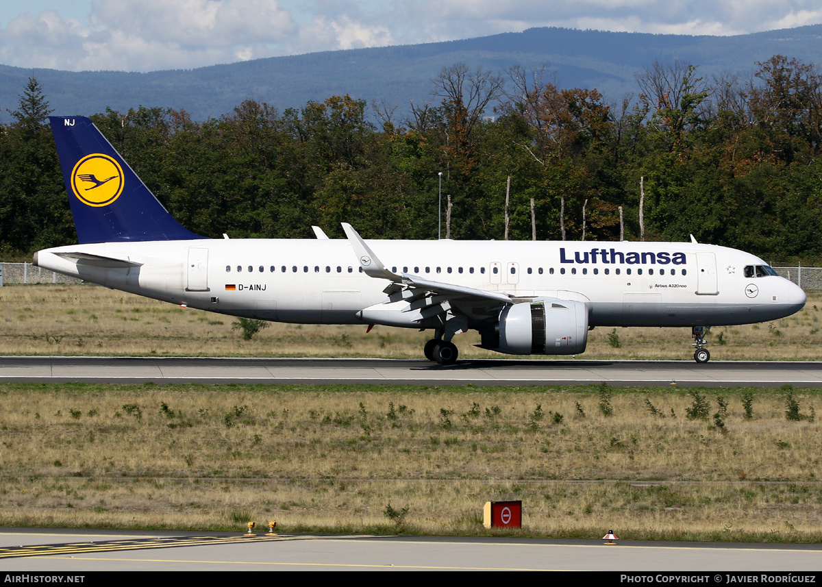 Aircraft Photo of D-AINJ | Airbus A320-271N | Lufthansa | AirHistory.net #515208