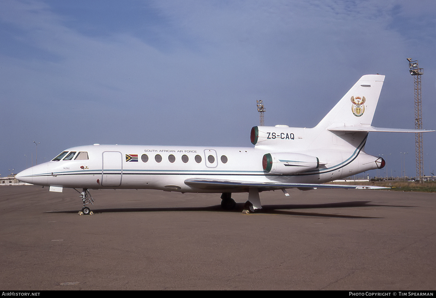 Aircraft Photo of ZS-CAQ | Dassault Falcon 50 | South Africa - Air Force | AirHistory.net #515242