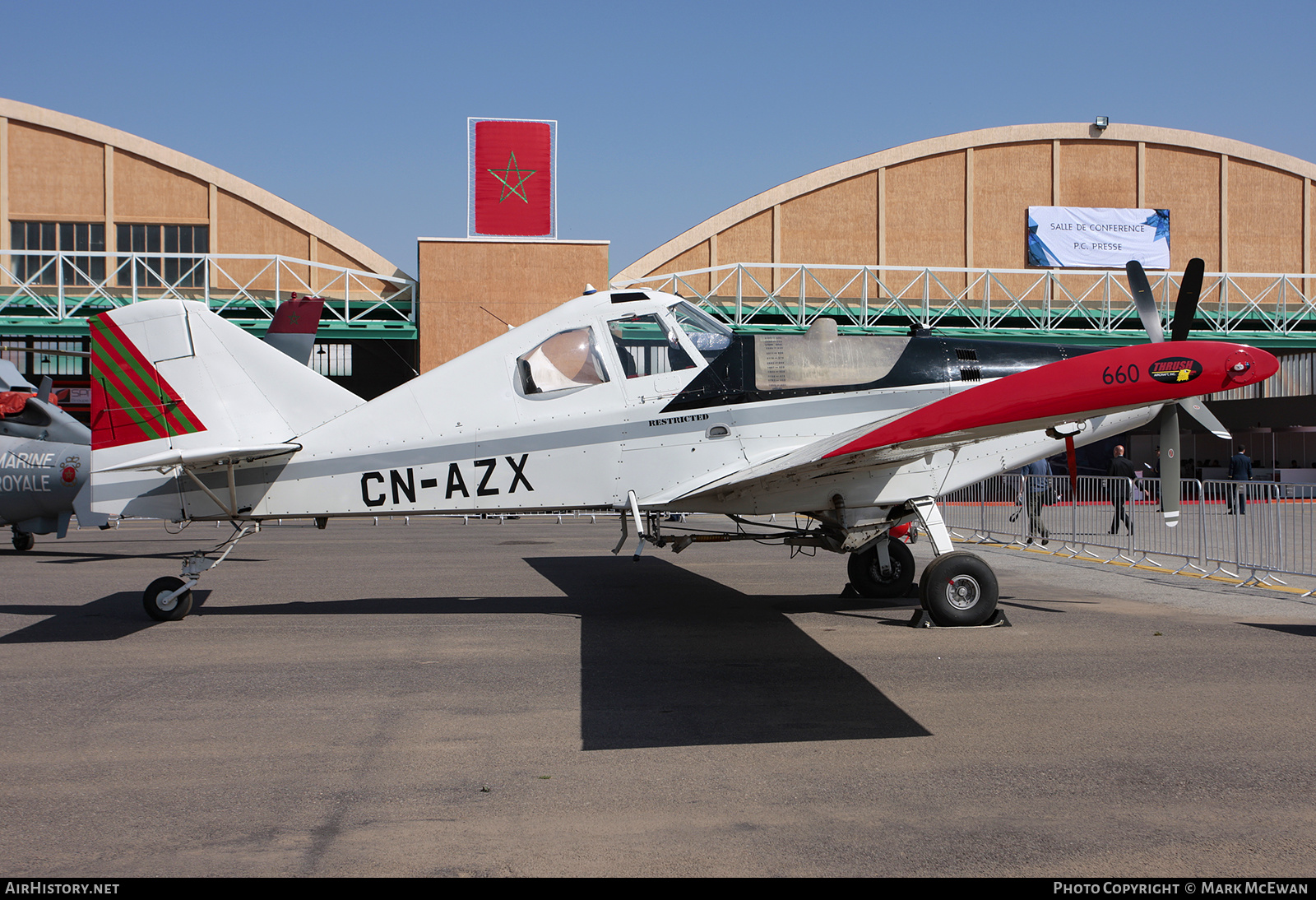 Aircraft Photo of CN-AZX | Ayres S2R-T660 Turbo Thrush | Morocco - Gendarmerie | AirHistory.net #515252