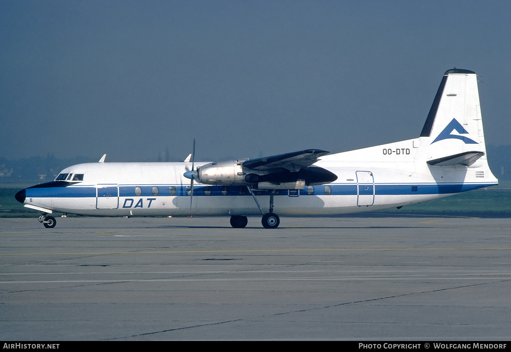 Aircraft Photo of OO-DTD | Fairchild Hiller FH-227B | Delta Air Transport - DAT | AirHistory.net #515293