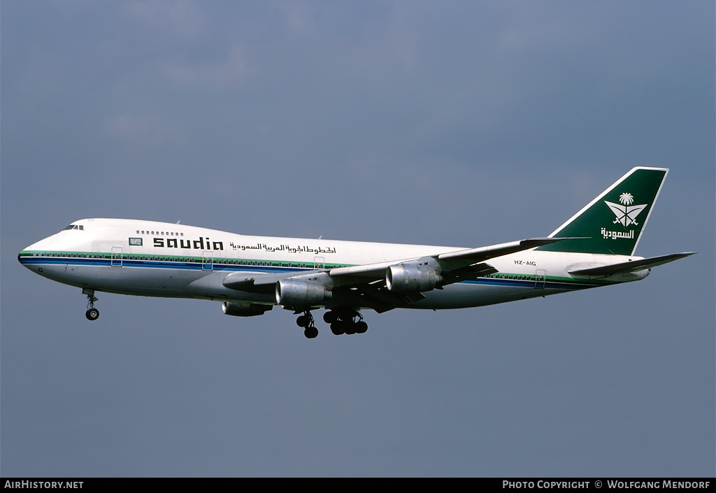 Aircraft Photo of HZ-AIG | Boeing 747-168B | Saudia - Saudi Arabian Airlines | AirHistory.net #515295