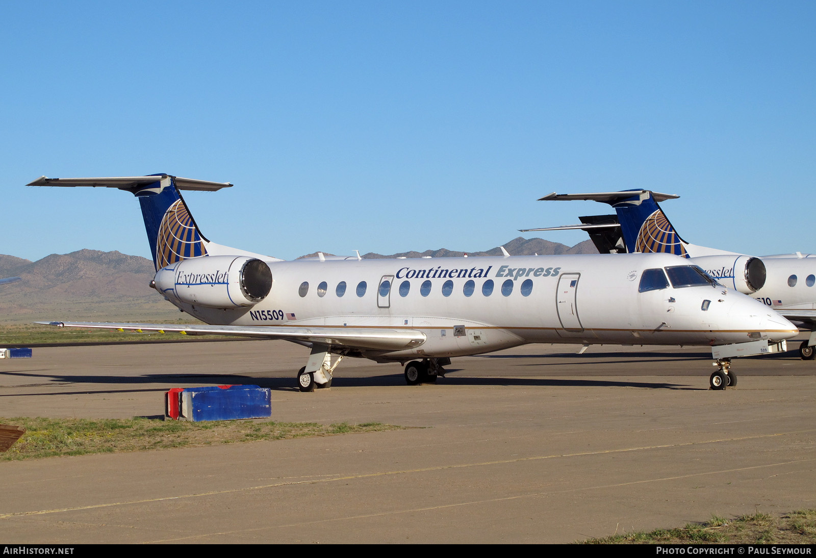Aircraft Photo of N15509 | Embraer ERJ-135ER (EMB-135ER) | Continental Express | AirHistory.net #515337