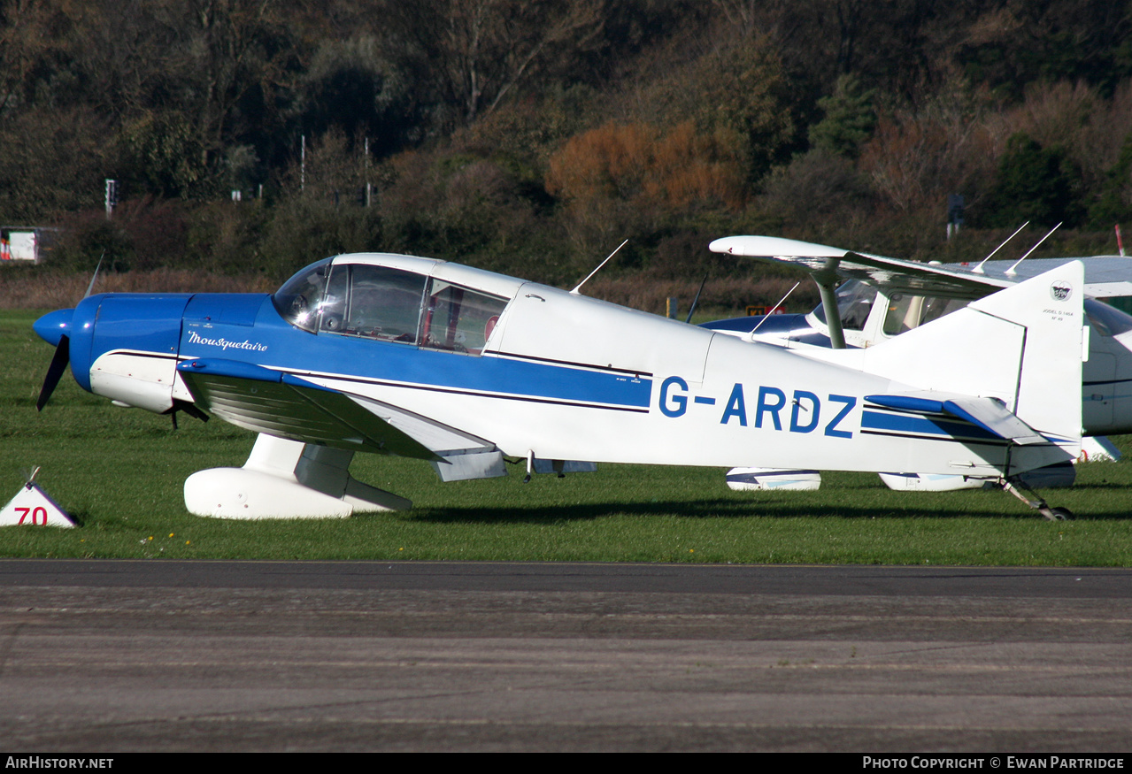 Aircraft Photo of G-ARDZ | SAN Jodel D-140A Mousquetaire | AirHistory.net #515342