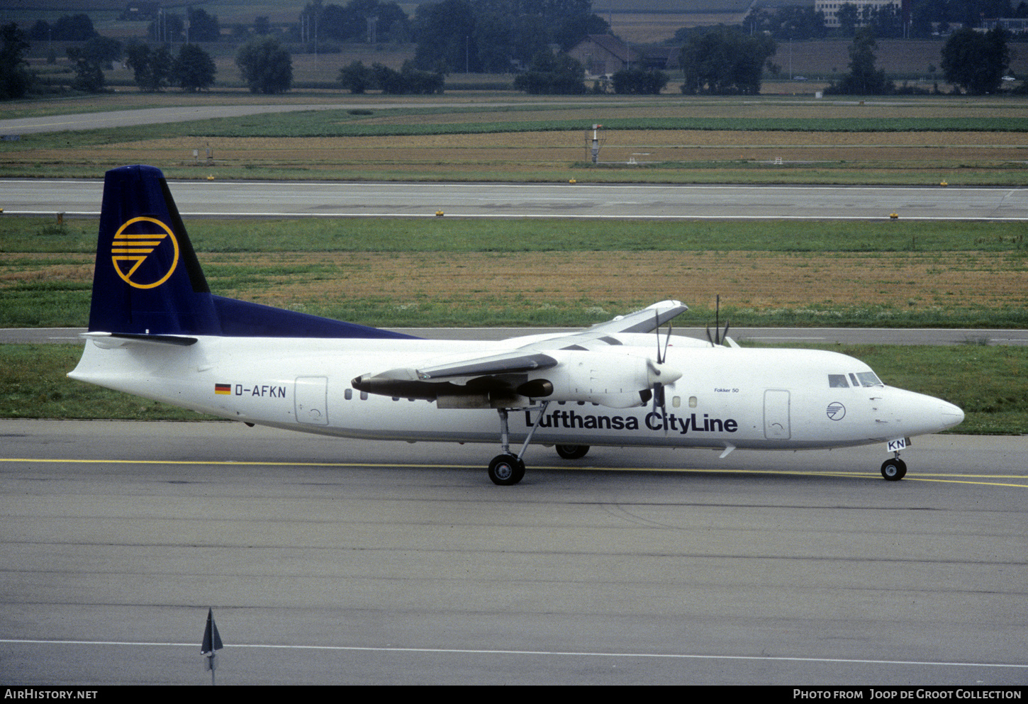 Aircraft Photo of D-AFKN | Fokker 50 | Lufthansa CityLine | AirHistory.net #515348