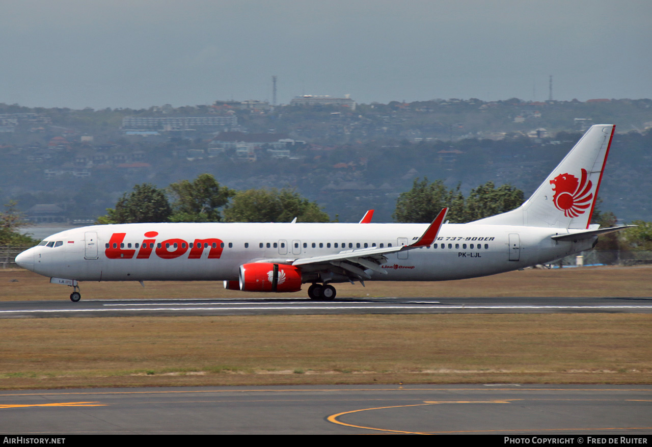 Aircraft Photo of PK-LJL | Boeing 737-9GP/ER | Lion Air | AirHistory.net #515364