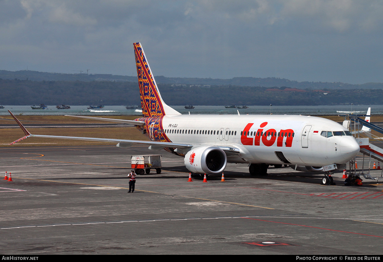 Aircraft Photo of PK-LQJ | Boeing 737-8 Max 8 | Lion Air | AirHistory.net #515368