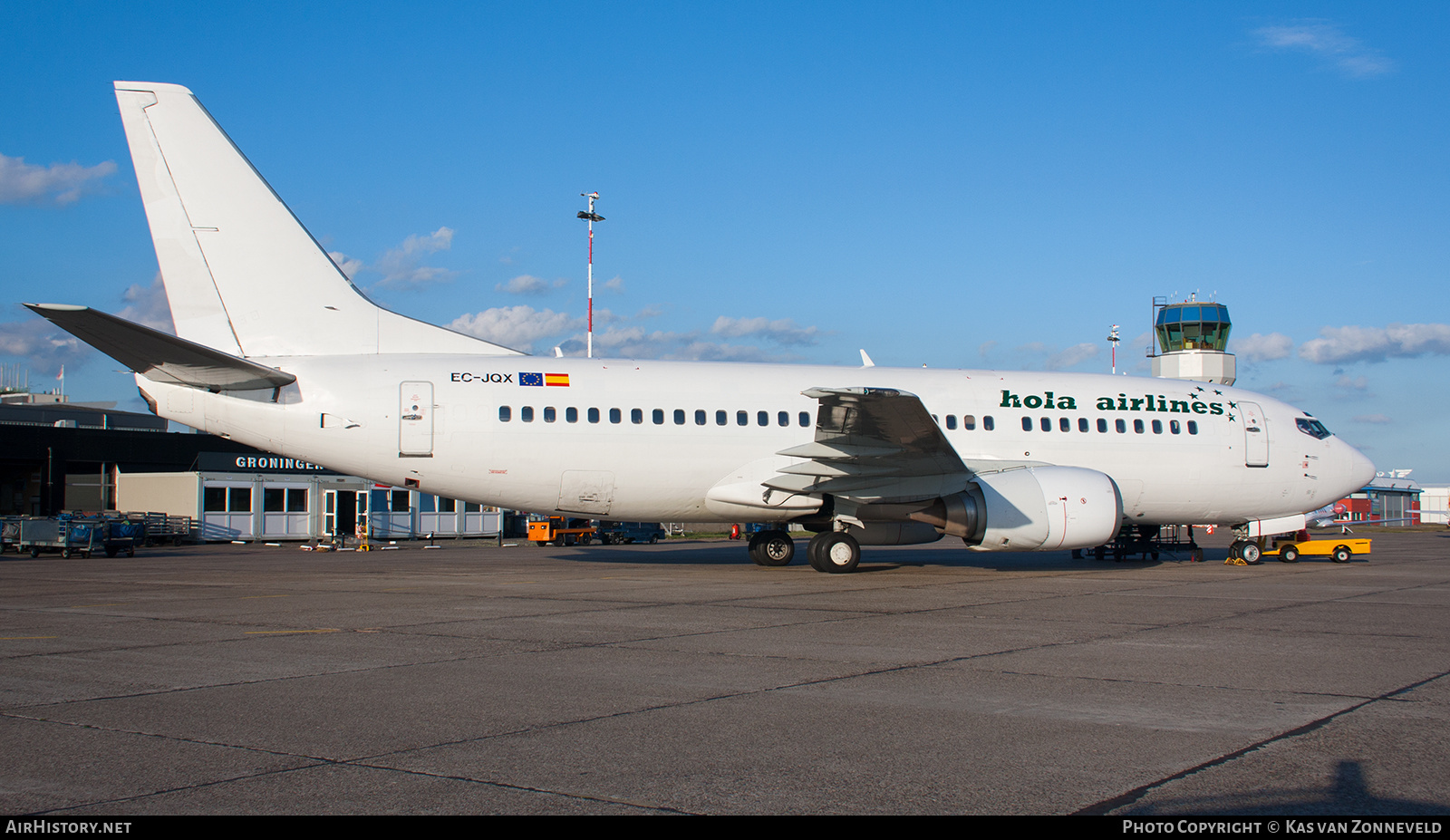 Aircraft Photo of EC-JQX | Boeing 737-329 | Hola Airlines | AirHistory.net #515379