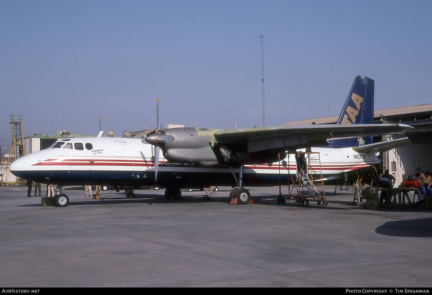 Aircraft Photo of N93110 | Antonov An-24B | Transportes Aéreos Andahuaylas - TAA | AirHistory.net #515395