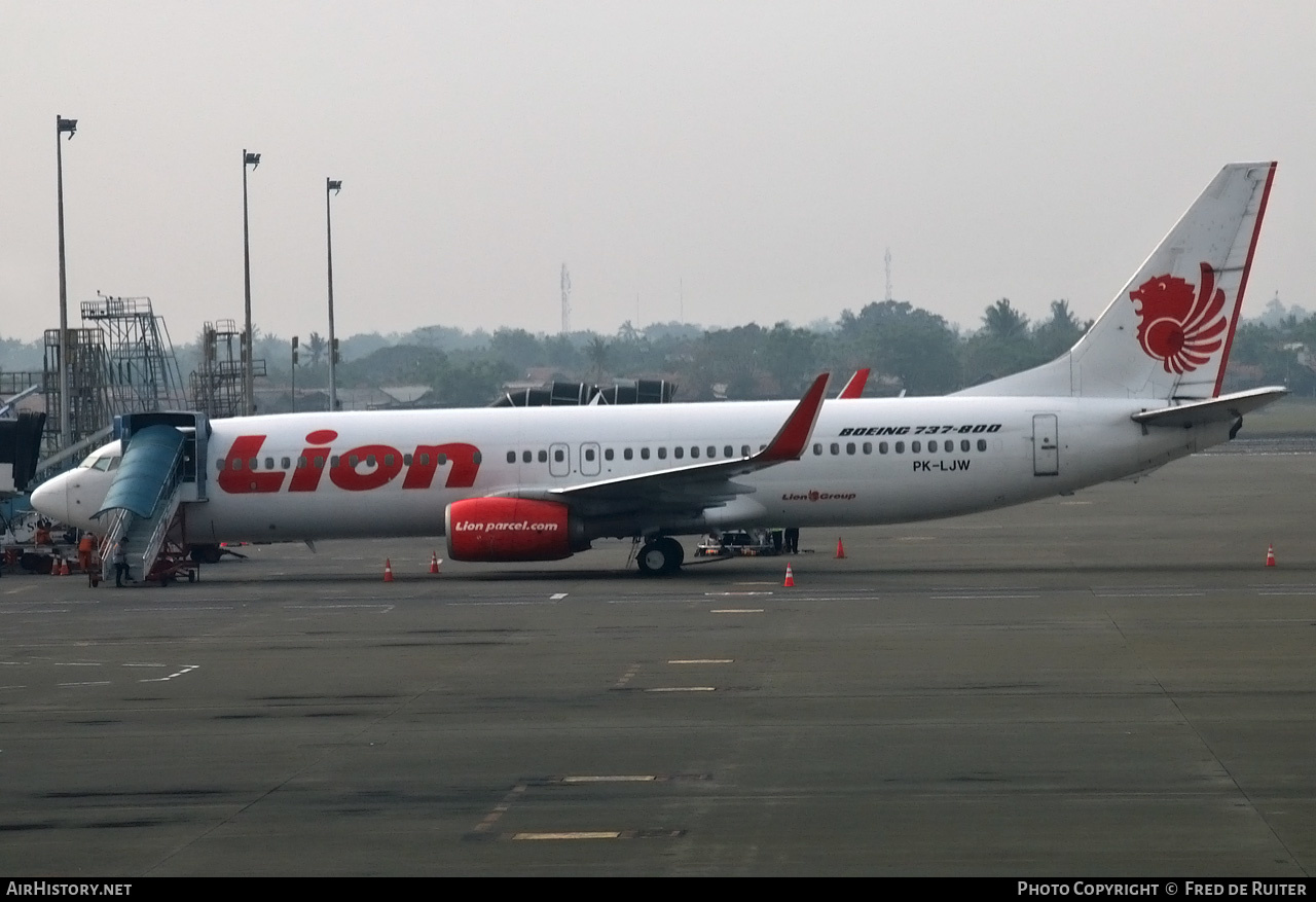 Aircraft Photo of PK-LJW | Boeing 737-8GP | Lion Air | AirHistory.net #515406