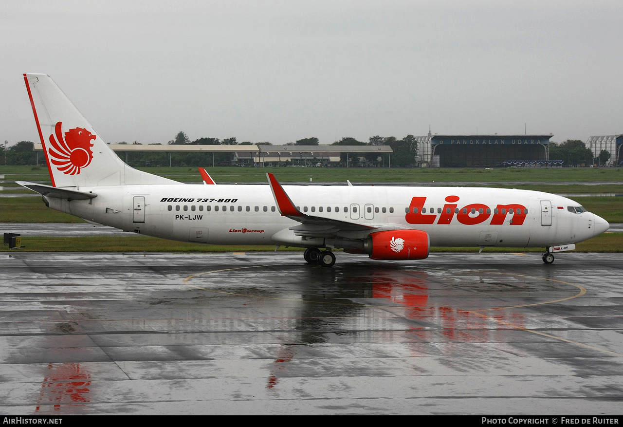 Aircraft Photo of PK-LJW | Boeing 737-8GP | Lion Air | AirHistory.net #515410
