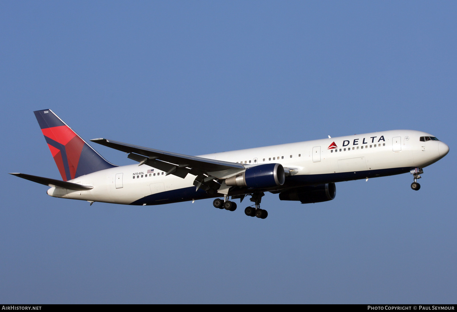 Aircraft Photo of N154DL | Boeing 767-3P6/ER | Delta Air Lines | AirHistory.net #515412