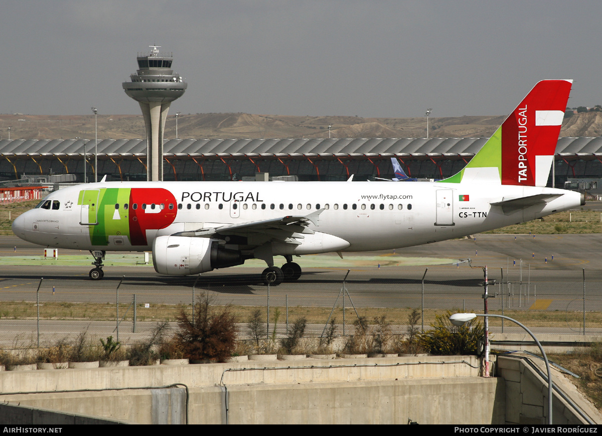 Aircraft Photo of CS-TTN | Airbus A319-111 | TAP Air Portugal | AirHistory.net #515461