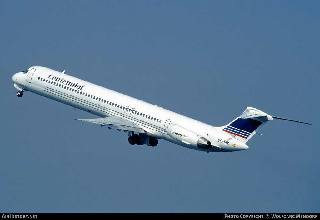 Aircraft Photo of EC-FIX | McDonnell Douglas MD-83 (DC-9-83) | Centennial Airlines | AirHistory.net #515510