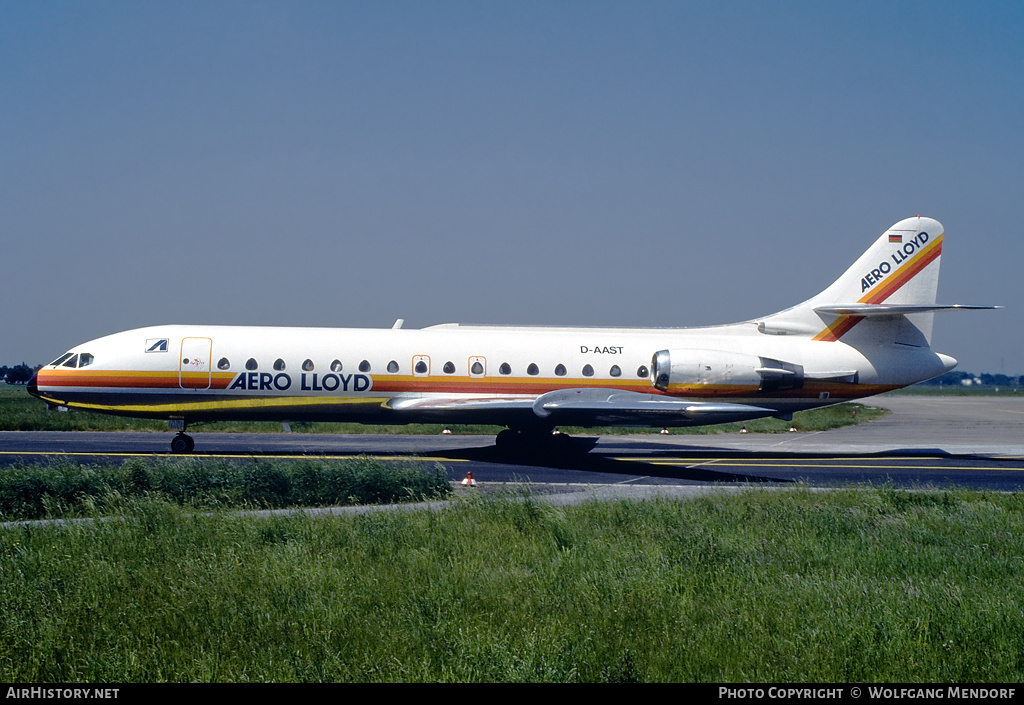 Aircraft Photo of D-AAST | Sud SE-210 Caravelle 10B1R | Aero Lloyd | AirHistory.net #515513