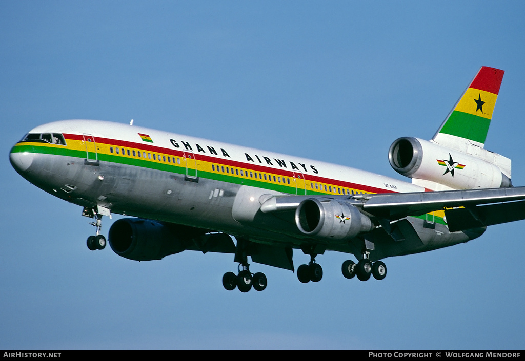 Aircraft Photo of 9G-ANA | McDonnell Douglas DC-10-30 | Ghana Airways | AirHistory.net #515525