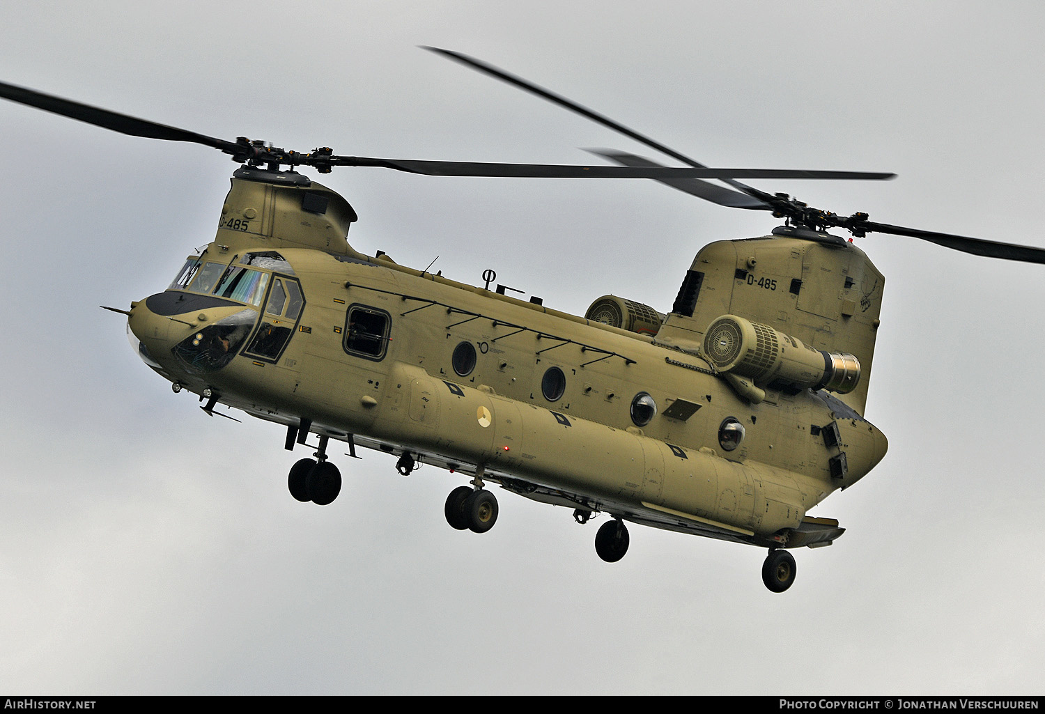 Aircraft Photo of D-485 | Boeing CH-47F Chinook (414) | Netherlands - Air Force | AirHistory.net #515543