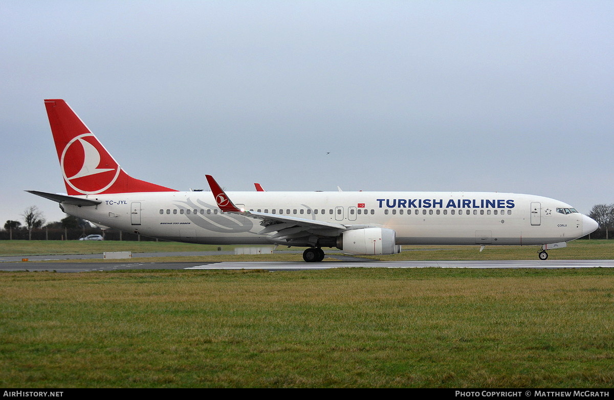 Aircraft Photo of TC-JYL | Boeing 737-9F2/ER | Turkish Airlines | AirHistory.net #515564