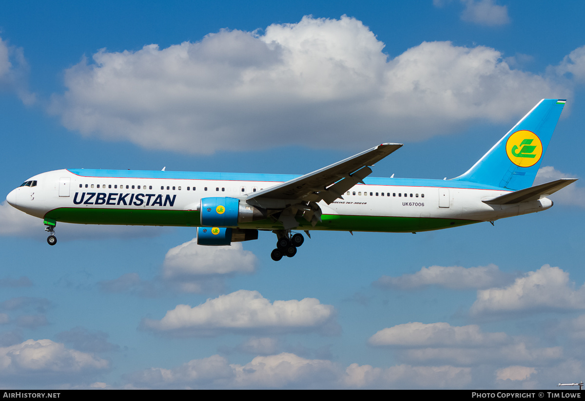 Aircraft Photo of UK67006 | Boeing 767-33P/ER | Uzbekistan Airways | AirHistory.net #515582