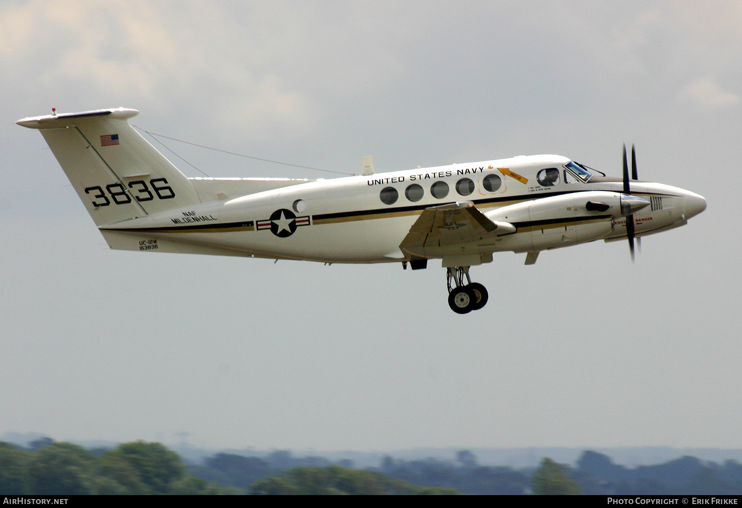 Aircraft Photo of 163836 / 3836 | Beech UC-12M Super King Air (A200C) | USA - Navy | AirHistory.net #515589