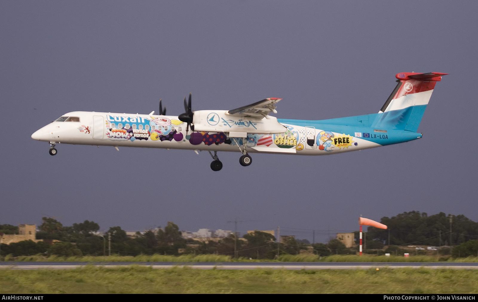 Aircraft Photo of LX-LQA | Bombardier DHC-8-402 Dash 8 | Luxair | AirHistory.net #515626