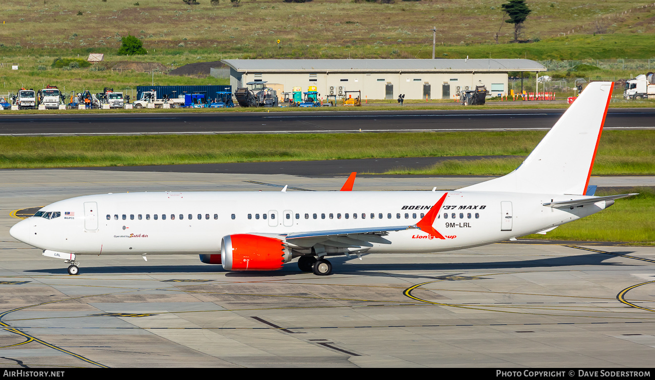 Aircraft Photo of 9M-LRL | Boeing 737-8 Max 8 | Batik Air Malaysia | AirHistory.net #515642