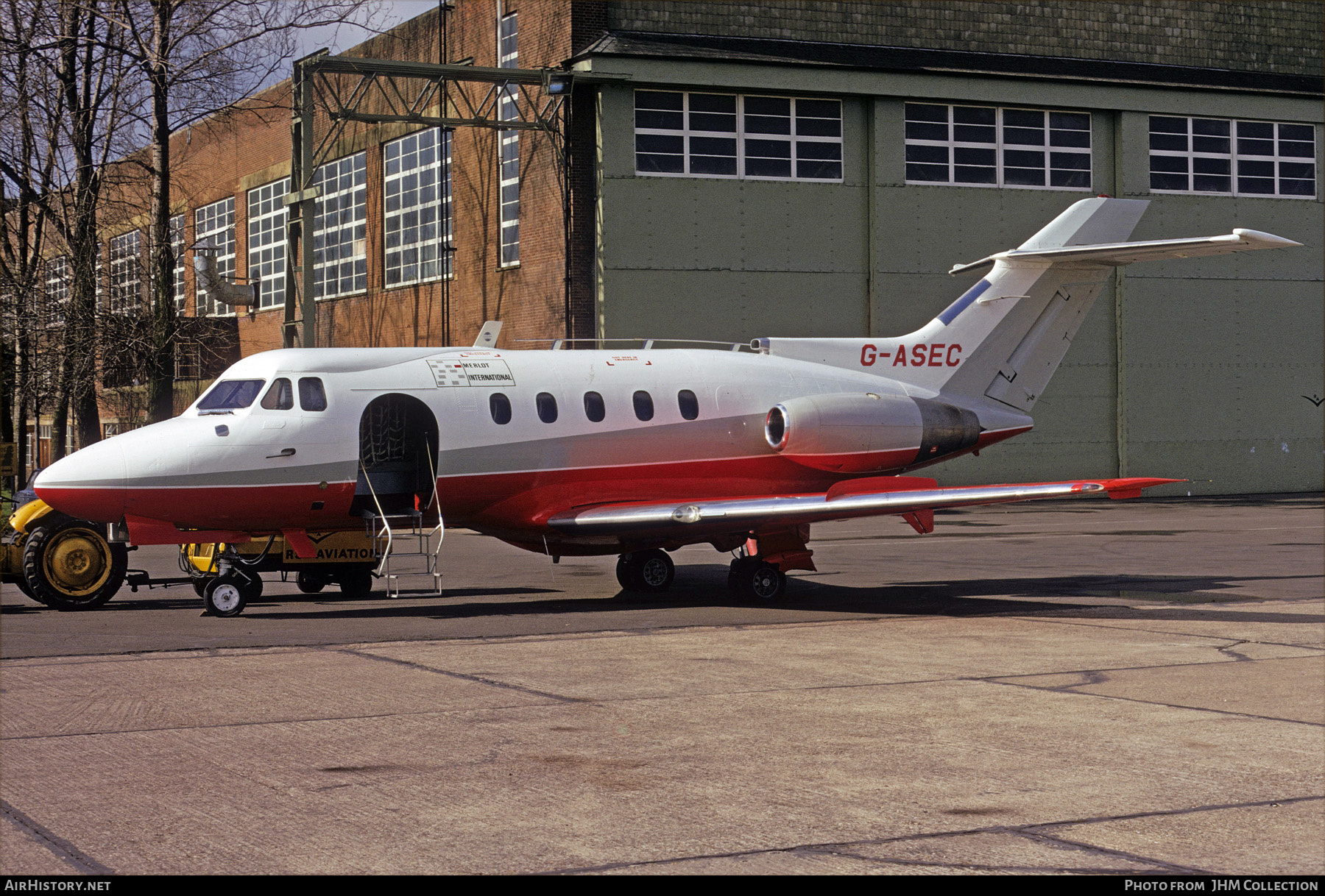 Aircraft Photo of G-ASEC | De Havilland D.H. 125-1/521 | Merlot International | AirHistory.net #515648