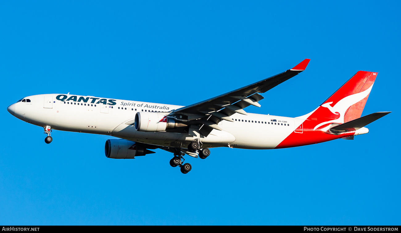 Aircraft Photo of VH-EBR | Airbus A330-202 | Qantas | AirHistory.net #515661